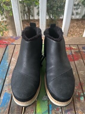 TOMS Marlo Leather Boot Water Resistant